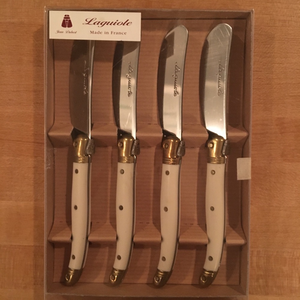Set of Four Laguiole Cheese Spreaders